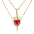 COLLAR ESPADA & CORAZON